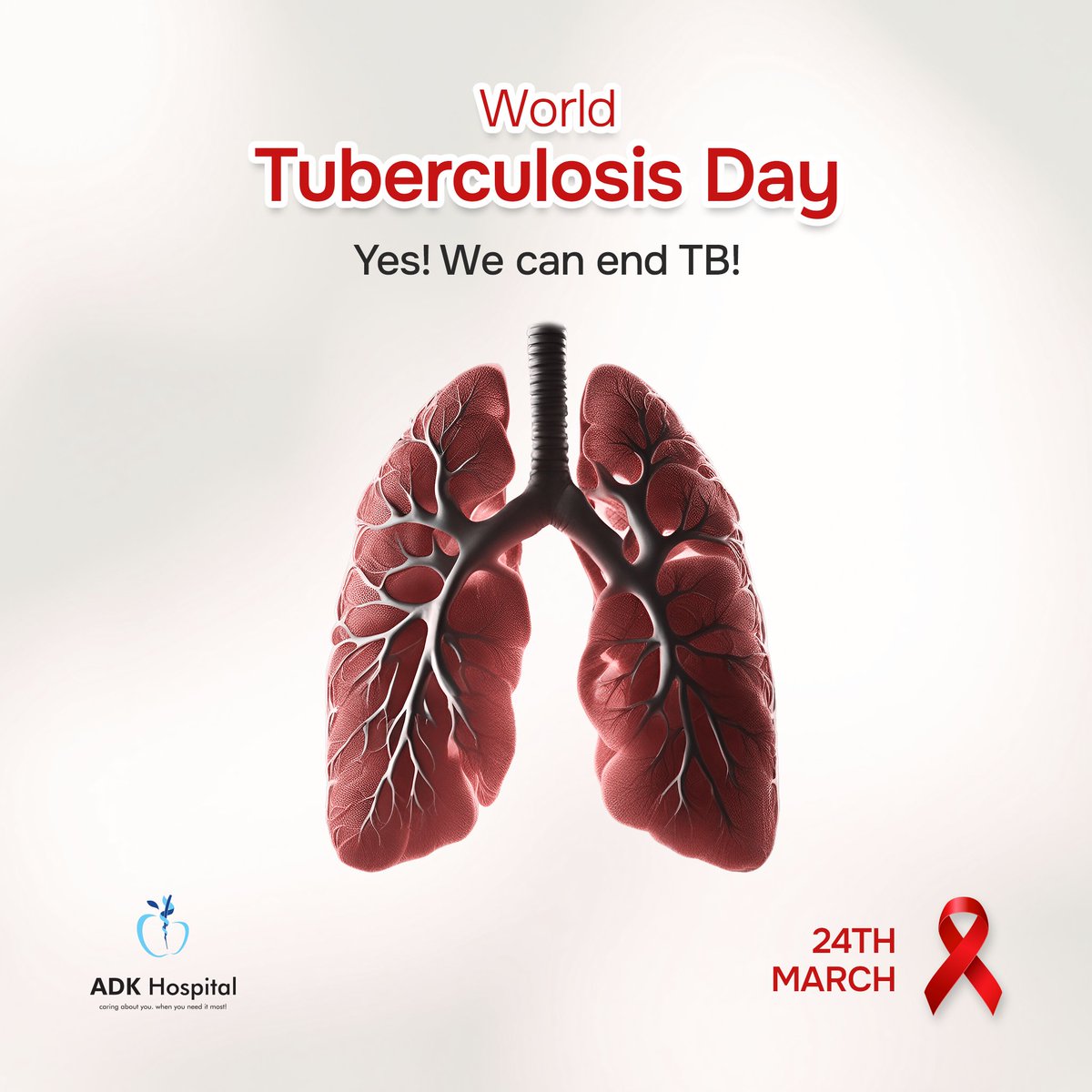 Let us continue to strive for a world where TB is no longer a threat. #WorldTBDay #EndTB #ADKHospital #ADK37