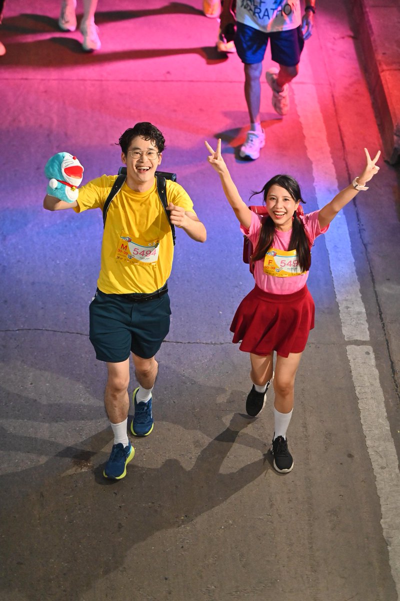BeamSensei's tweet photo. 初めて5キロランニングに参加しました!🏃♀💨🥰
なぜかというとタイの初めてのDORAEMON RUNですから~
あんあんあん~
意外と普通に走れてびっくりした笑
#タイ #バンコク #doraemonrun https://t.co/CpetUjKKXJ