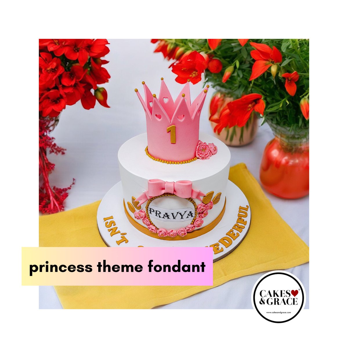 👸🏻🍰
Every princess deserves a slice of enchantment! #royaltreats 
—
Get your imagination designed only at @cakesandgracein
—
☎️: +91 9040 506 506
🛍: cakesandgrace.com
—
#spreadlove #cakesandgrace
#princesscake #princess #customcakes #designercakes #cakeoftheday