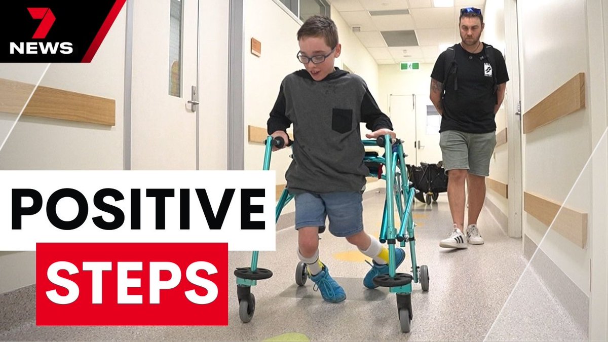 Top neurosurgeons at the Royal Children's Hospital have helped a wheelchair bound boy to his feet. His incredible story is being shared as the countdown begins to this week's Good Friday Appeal. youtu.be/VAiDCw32uX8 @Peter_Mitchell7 #7NEWS