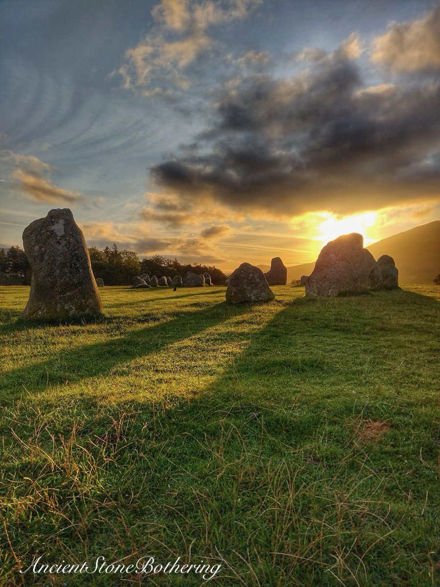 Sunrise at Castlerigg. #ancientstonebothering #StandingStoneSunday