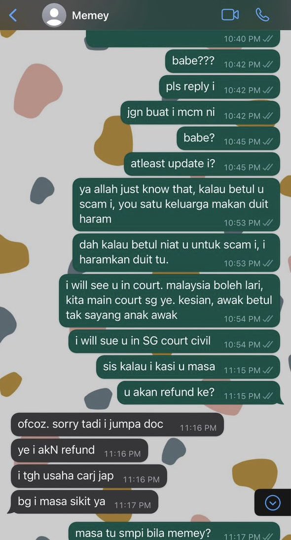 MemeyAzhar's tweet photo. ‼️SCAMMER ALERT ‼️

NURUL SYAMIMIE NOOR AZHAR

ig username @/___meyazhar

+60 11 3603 0493

12038025934423
BANK ISLAM

#memeyazhar #memeyazharscammer #nurulsyamimienoorazhar https://t.co/eOcTbyQANQ
