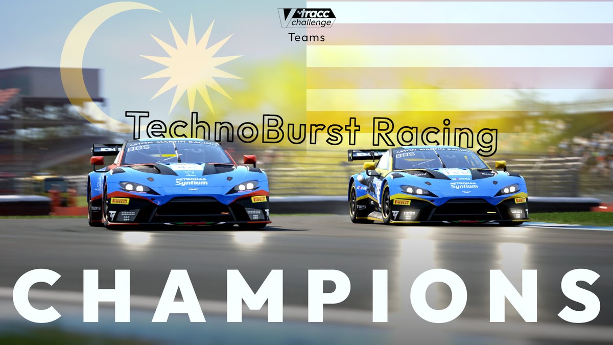 Your all-new #Vtracc champions of Season 24|1!
<a href="/IcerAmbra/">ICERAMBRA#93 🏁</a>, <a href="/KiriharaRyoma/">Ryoma Kirihara 霧原 龍真 🌫️🐲</a> and <a href="/iMentrixTV/">iMentrix | GER Horse Simracing Vtuber</a> won the Pro, Silver and AM drivers' championships while <a href="/TechnoBurst_RT/">TechnoBurst Racing</a> won the teams' championship.
Nothing, but congratulations to all of them!