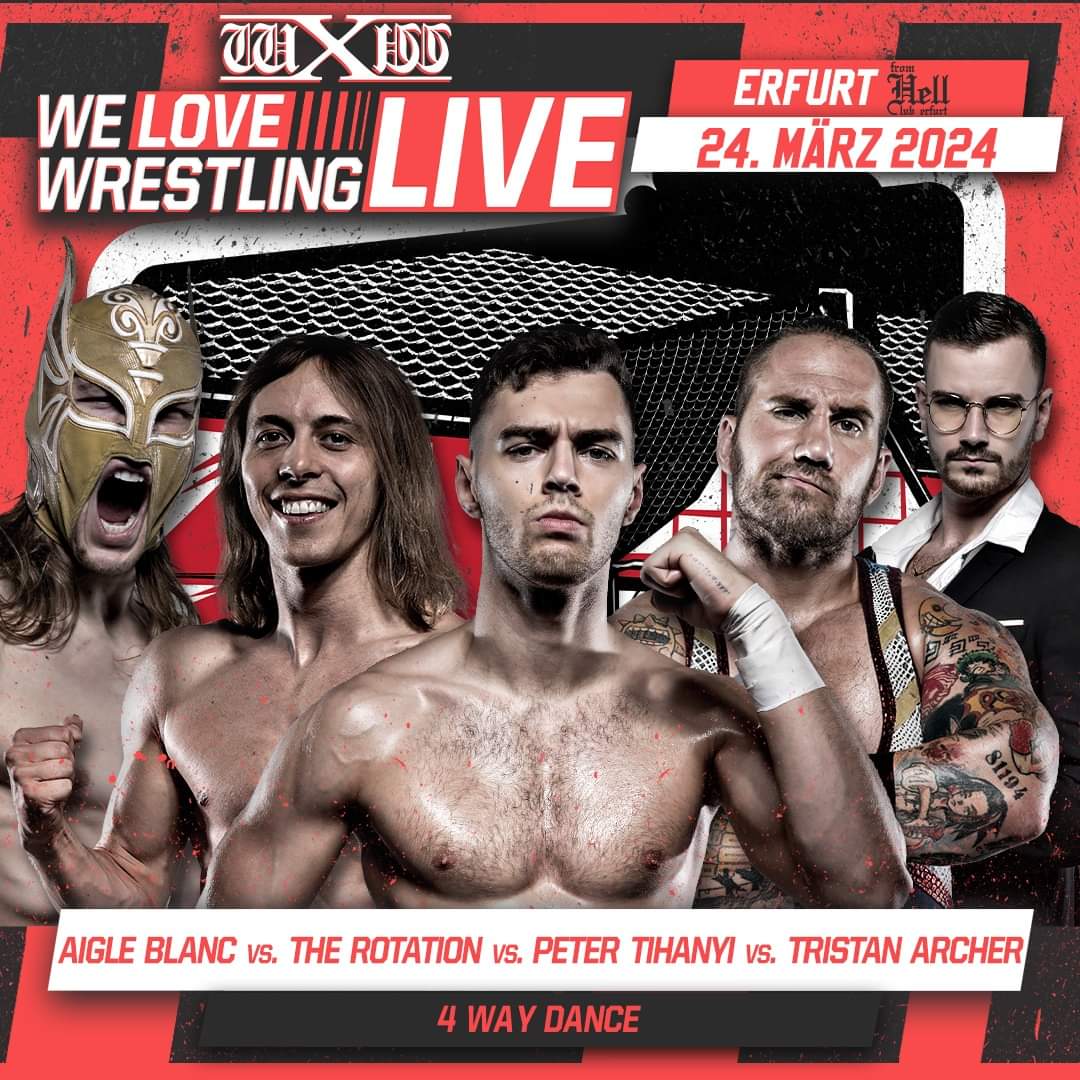 Today I am celebrating my 11th anniversary of wXw main shows, with THIS match at #WeLoveWrestling in Erfurt.