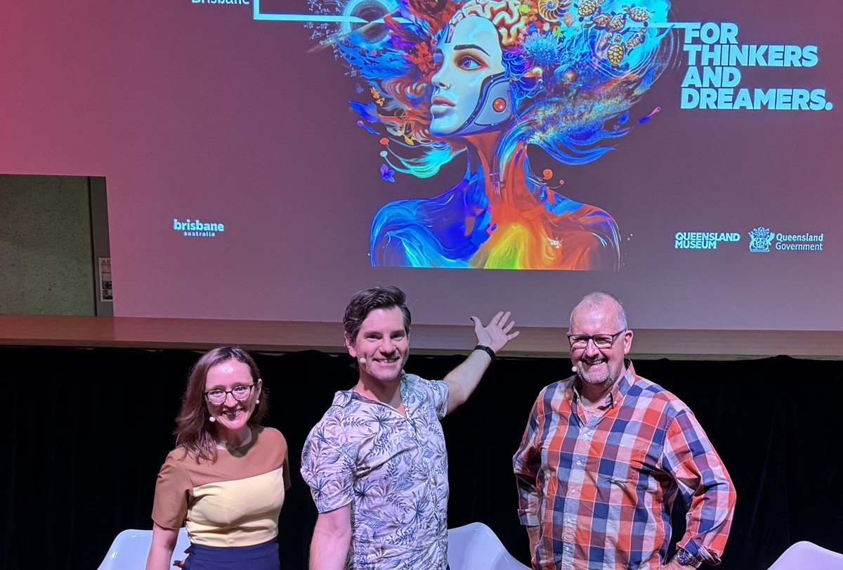 All you need to know about #volcanoes starting soon at #WSFB2024 @WSFBrisbane World #Science Festival #Brisbane with @PatrickNunn3 & @SciNate @abcnews ! @UqEnvironment @UQ_News @UQscience @arc_gov_au @srap_ieap 🌋 Thanks everyone for coming 😍 We have a full house👏v exciting!!