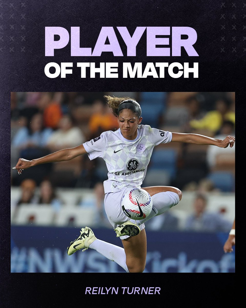 With eight shot attempts, including six on target, @reilynturner is your Player of the Match! And it’s only the beginning for the rookie. 📈