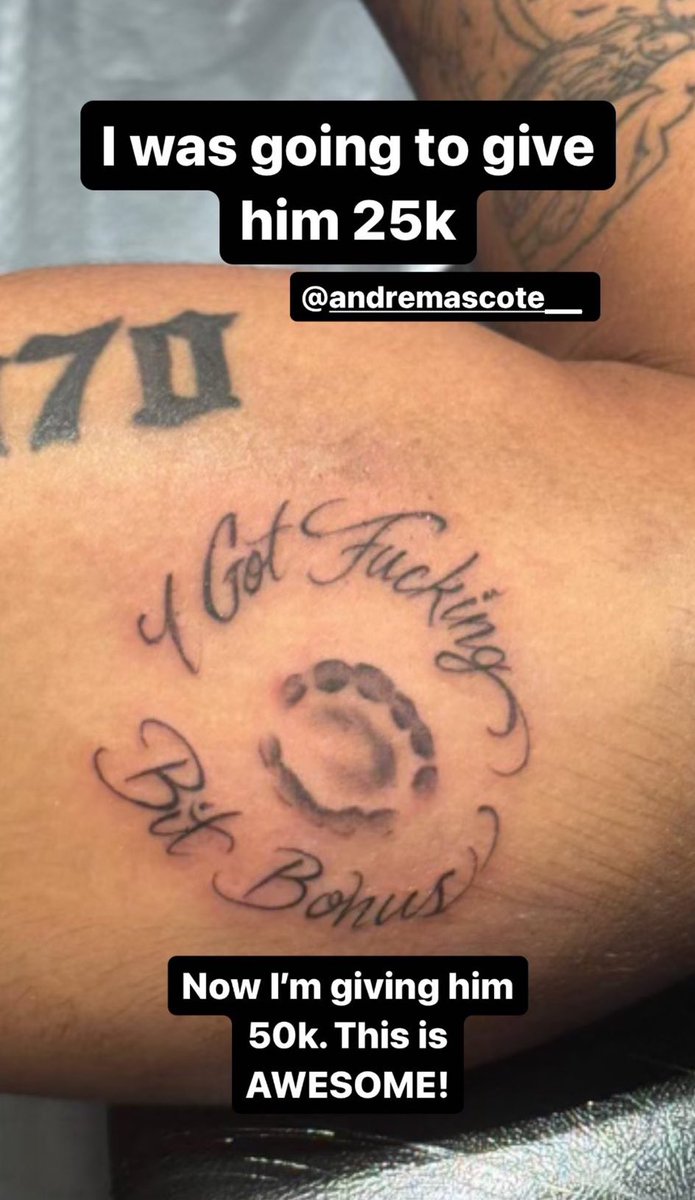 No wayyyy Andre Lima already got a tattoo of his bite mark 😭 #UFCVegas89