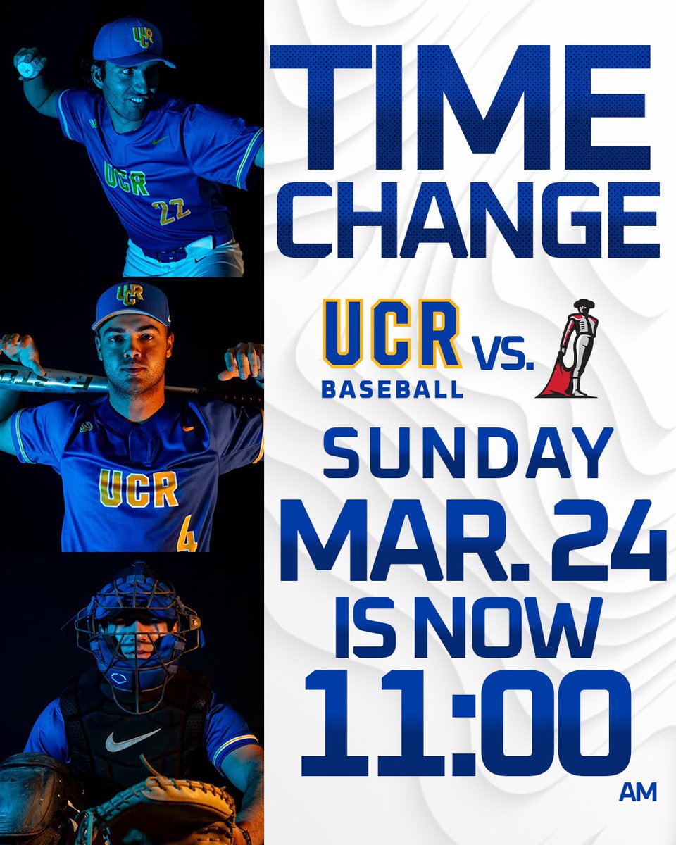 One more change for the weekend!⁣ ⁣ Tomorrow’s series finale with CSUN at The Plex has been pushed to 11:00 am. Visit GoHighlanders.com for more information. ⁣ ⁣ #GoHighlanders