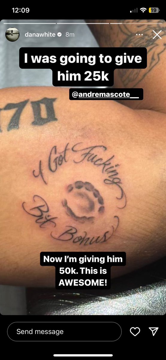 Andre Lima already got the tattoo 😭