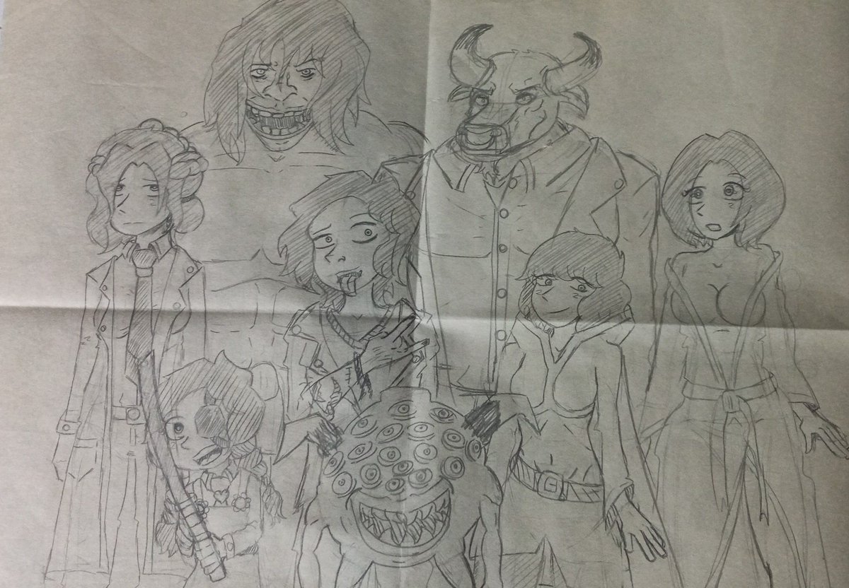 MURMAIDER28's tweet photo. Lo doble para guardarlo (mala idea) acá les traigo grupazo de unos personajes asi bien randoms sacados de mi cabeza XD https://t.co/iDyVWpwakH