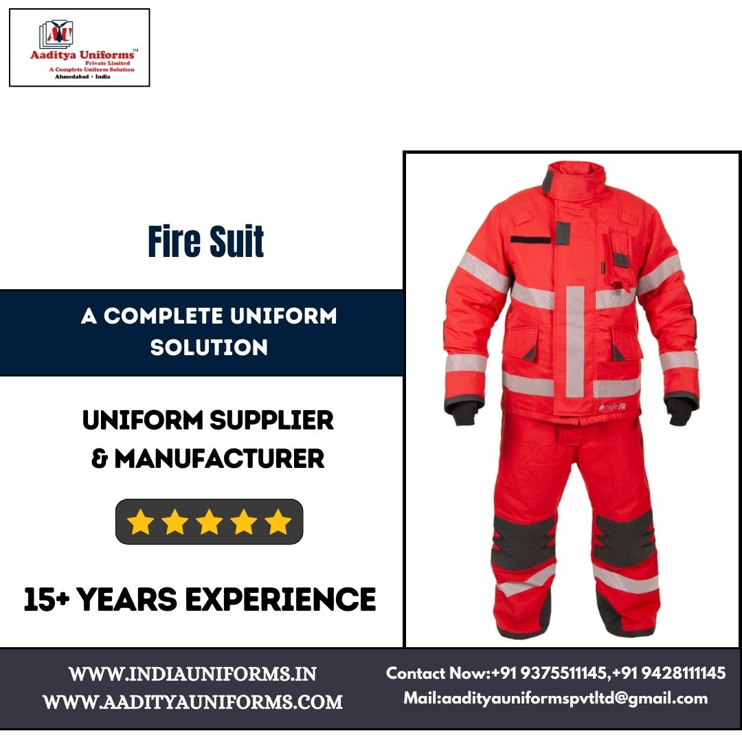 Fire Suit Available At Aaditya Uniforms

#FireSuit #FireSafety #ProtectiveGear #FireProtection #SafetyFirst #FireResistant #FirefighterGear #EmergencyPreparedness #SafetyEquipment #FirefighterApparel #PersonalProtectiveEquipment #FlameRetardant #Aadityauniforms #ahemdabad