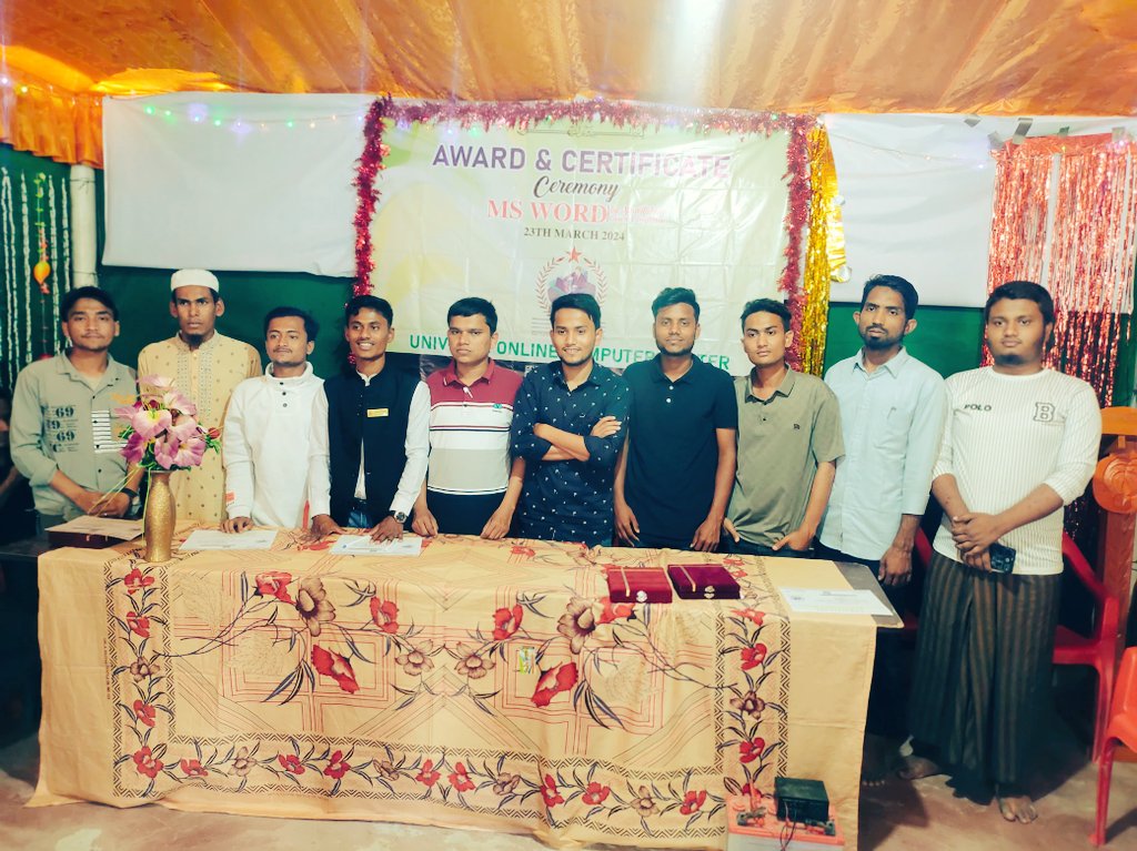 ayubkhan_dkl's tweet image. #Congratulations to all 🎉

#msword 
#MicrosoftWord
#skill 
#Rohingya 
#YOUTH