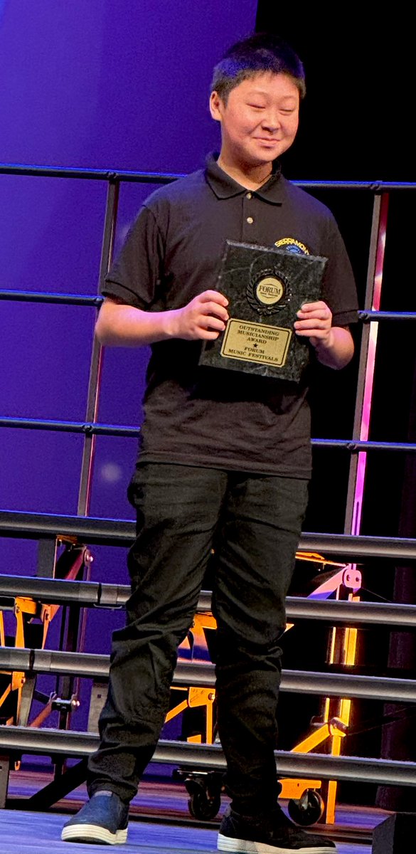 Sierramont’s Outstanding Musicians at the Forum Music Festivals:
Advanced Orchestra: Emily
Advanced Band: Lucas
Concert Choir: Melania 
So proud of all of our musicians!
#SpartanPride #BUSDPride #VAPA
#ForumMusicFestivals