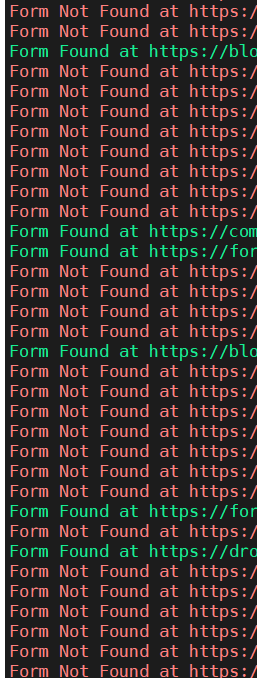 dirtycoder0124's tweet image. #bugbountytips #bugbountytip #blindxss
The following script finds HTML forms in the list of URLs. It helps me a lot to find forms for Blind XSS.
github.com/dirtycoder0124…
Use:
- python3 formfinder.py endpoints.txt