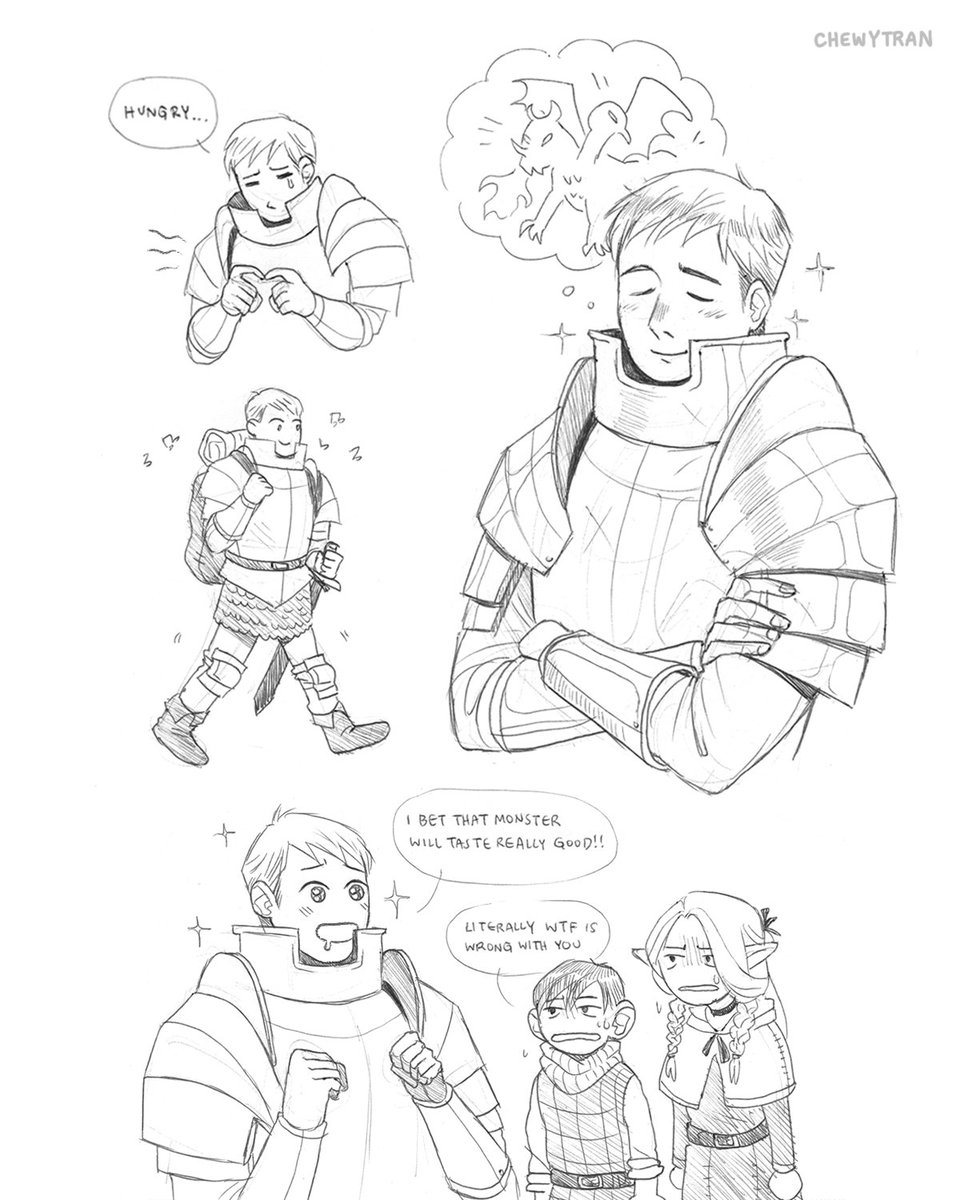 having lots of fun with dungeon meshi so far :,)

#dungeonmeshi
