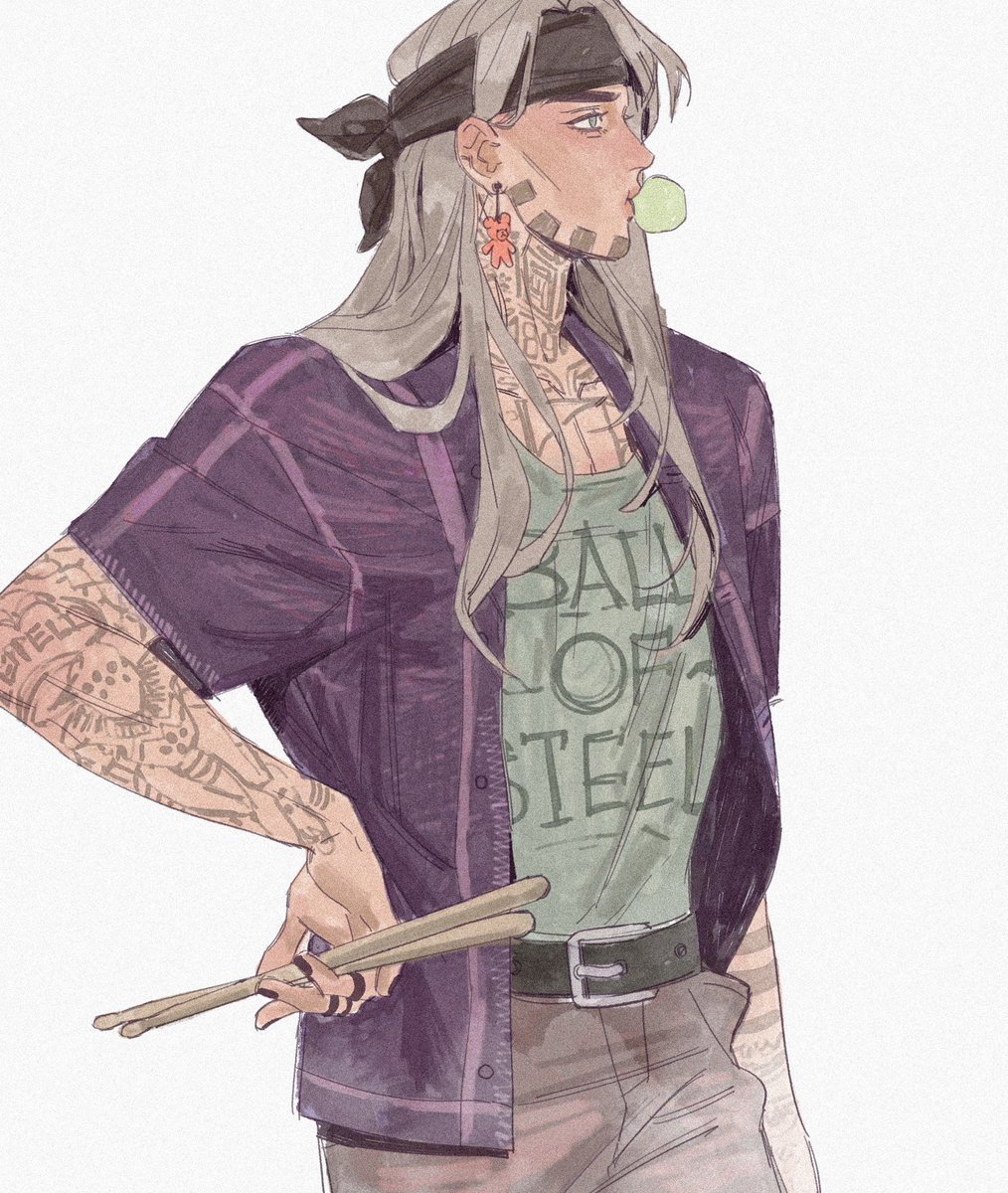 revisiting old gyjo au where they’re in a rock band called balls of steel
#sbr #steelballrun