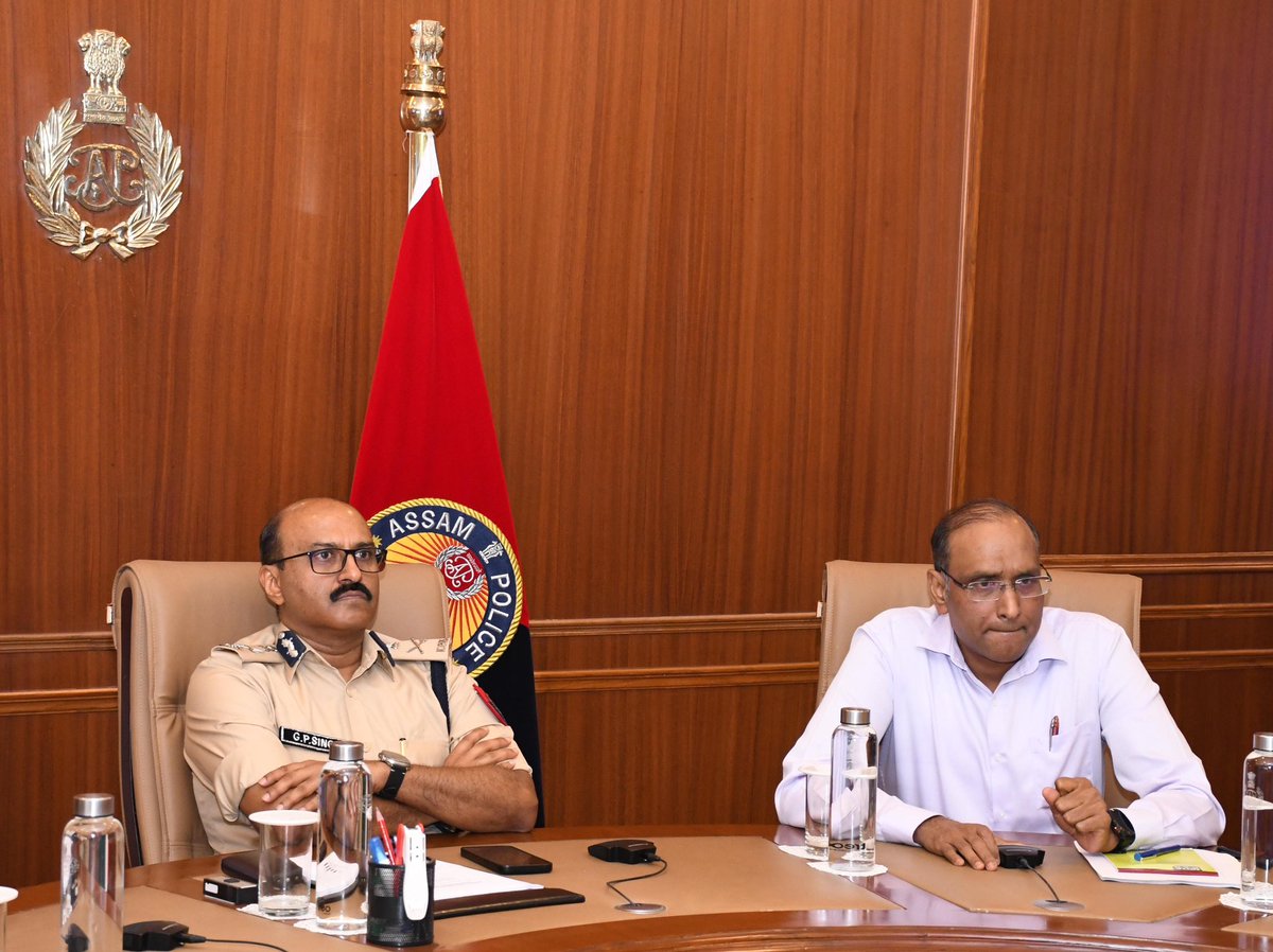 Monthly State Crime review for Assam for February 2024 was held on March 22nd at @assampolice Hq in a hybrid mode where @AssamCid Range Officers, district SPs, ASP Crime participated. The conviction rate in the state has seen a steady rise to 21.65%