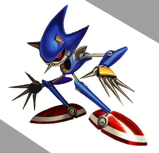 metal sonic is the only sonic character I can render without struggle lol