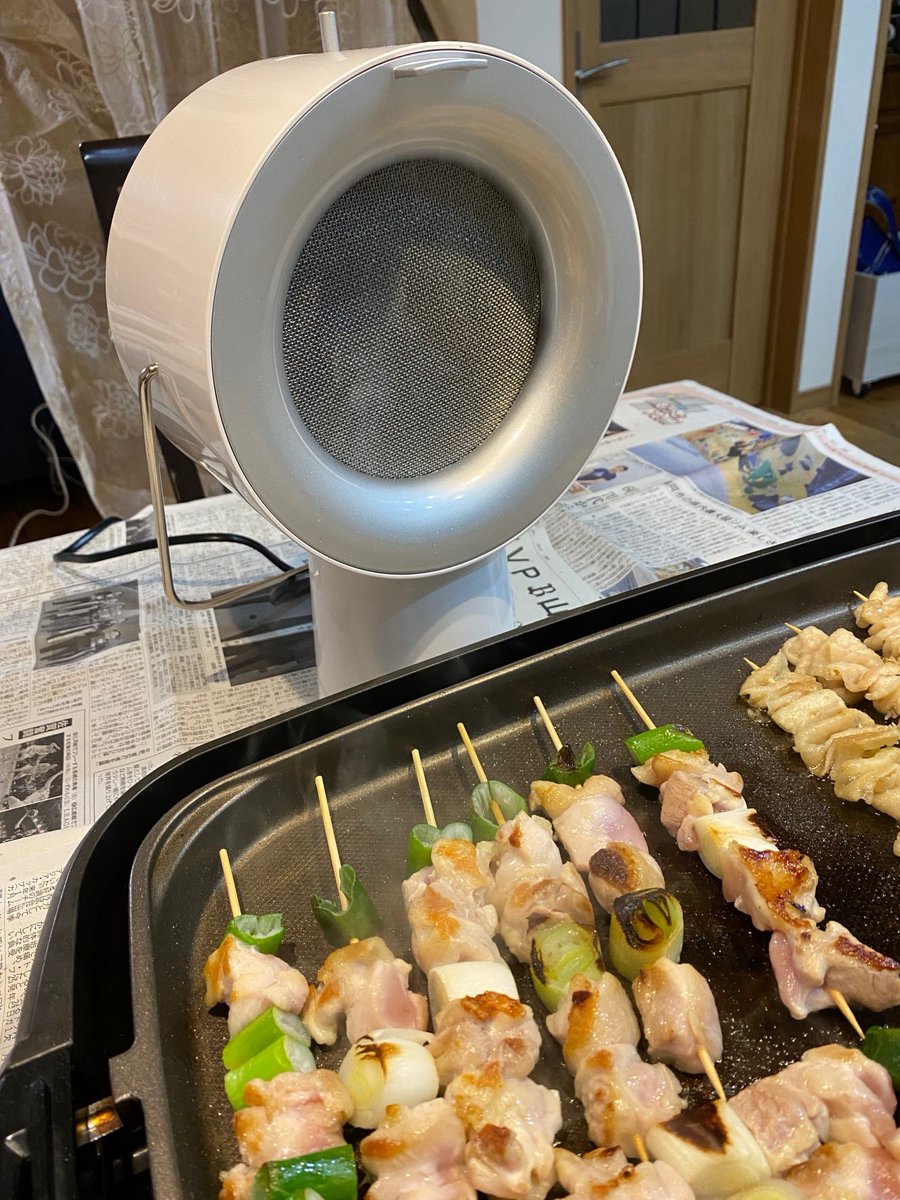 sora_teamABC's tweet photo. エアフードめっちゃいい
家の中で焼肉できる！
換気はちゃんとしなきゃだけど
におい次の日までら残らないから https://t.co/cJMPqOJdc2