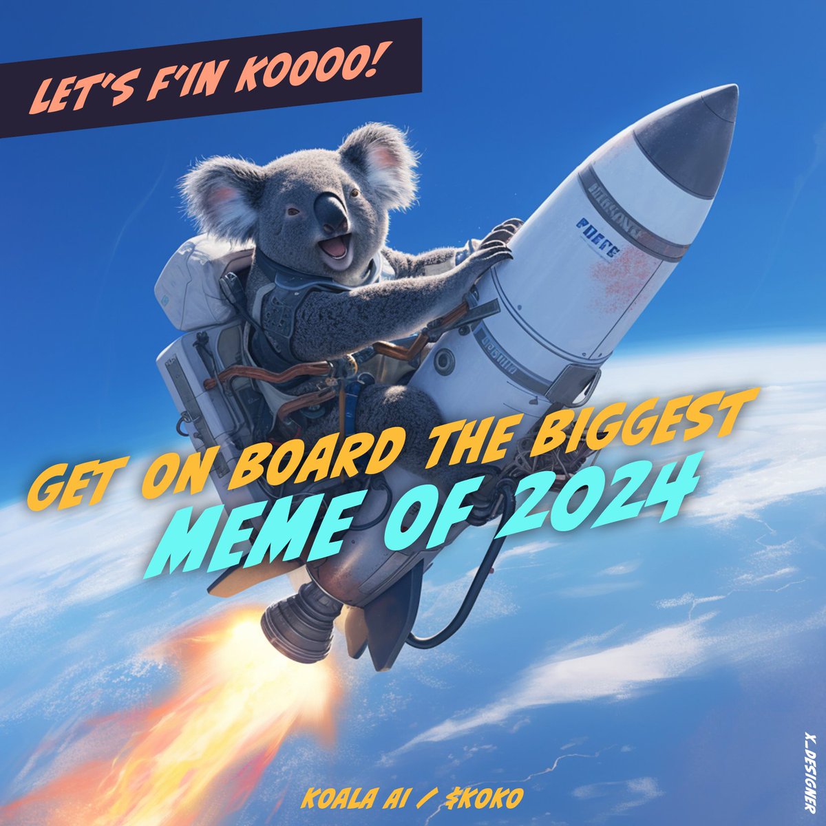 JohnnyCaboshi's tweet image. $KOKO is ready for launch.. don't miss out!

Official CA:  FsA54yL49WKs7rWoGv9sUcbSGWCWV756jTD349e6H2yW

🐨Buy $KOKO now with #XSHOT
X-Shot Trading Bot: t.me/XSHOTv1_bot?st…

Website: koalaai.vip
Telegram: t.me/koalaaivip

#SOL #SOLANA
