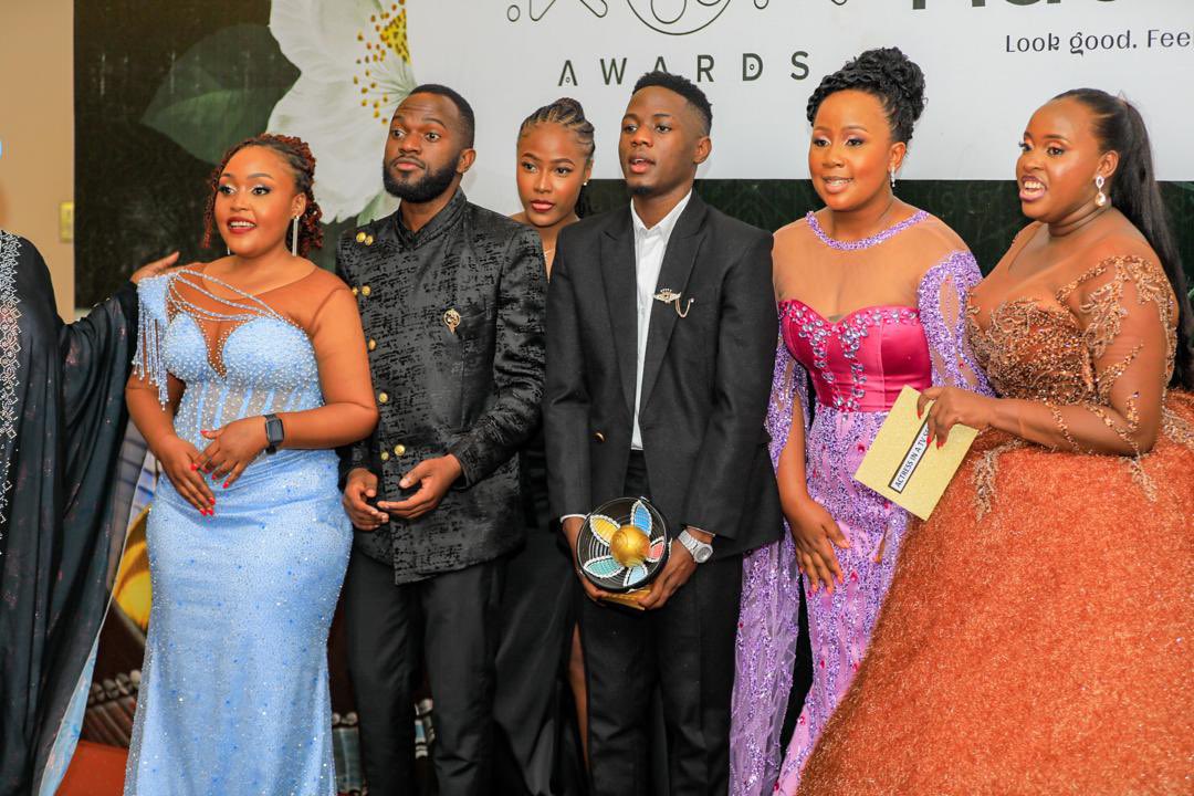 The A team🎉 we bagged 2 ikon awards 
Best actress <a href="/doreen_mirembe1/">Mirembe Doreen🇺🇬</a> 
Best TV series  Damalie 🎉
This is for y'all 🎉❤