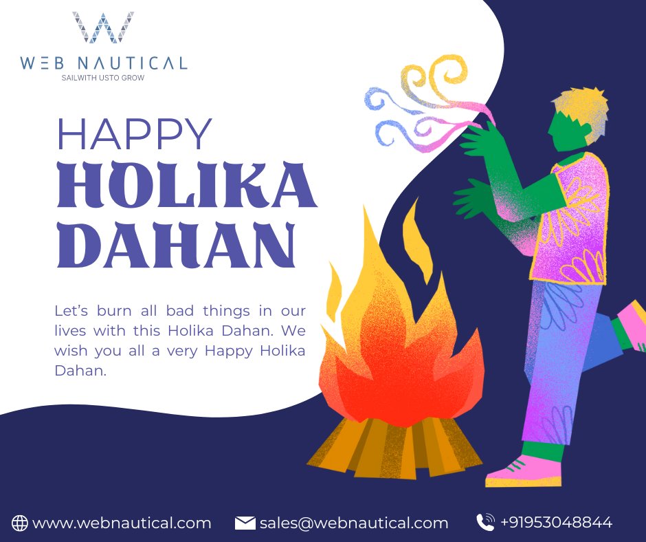 🔥⛵ Wishing You a Joyous Holika Dahan from Web Nautical! ⛵🔥

#WebNautical #HolikaDahan #FestivalOfColors #JoyAndProsperity #HappyHolikaDahan #FestivalOfColors #HolikaCelebrations #HolikaBonfire #HolikaFestival #HolikaVibes #HolikaFestivities #CelebratingTraditions