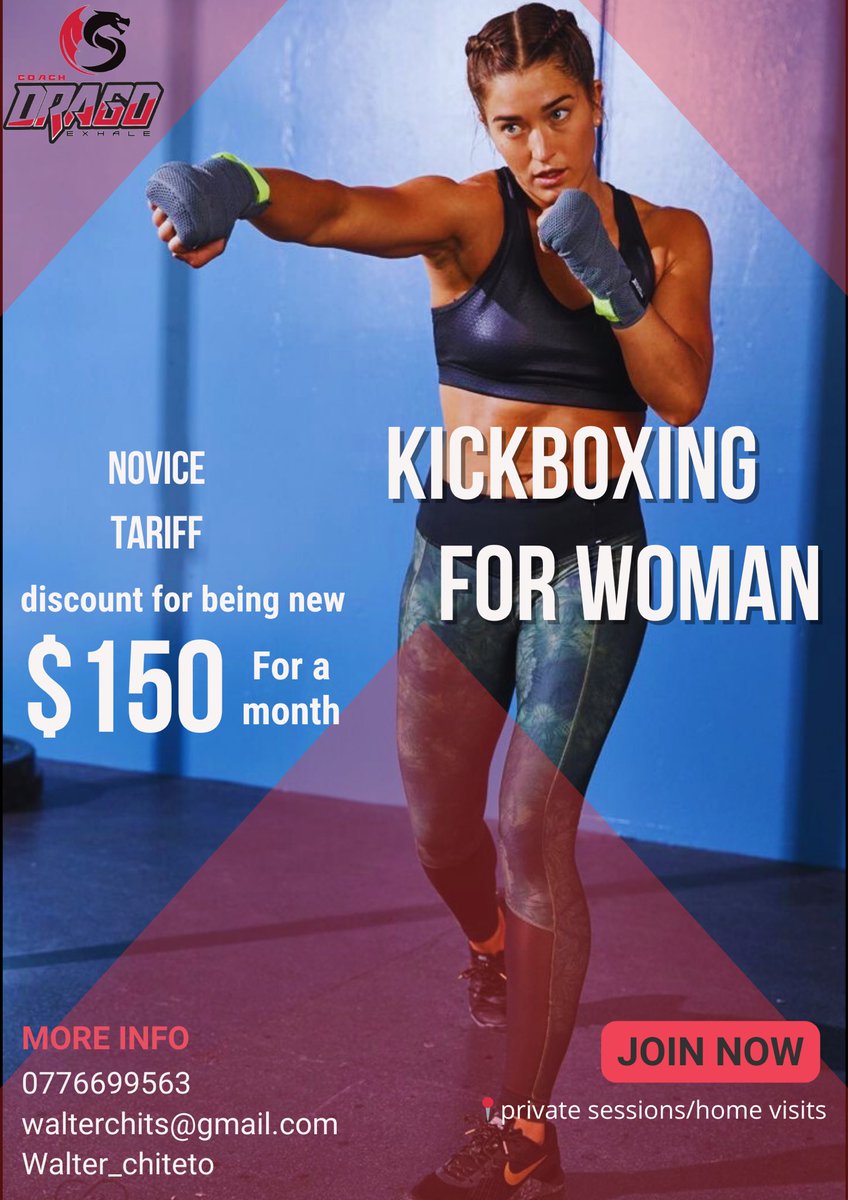 ix_drago's tweet photo. Discounted rates for newbies 😁😁💪🏽
Kickboxing 
Weight management 
Boxing
Mitt work 
Muaythai 
eXhale Decide Commit Succeed 
0776699563 https://t.co/yiRJZttIkf