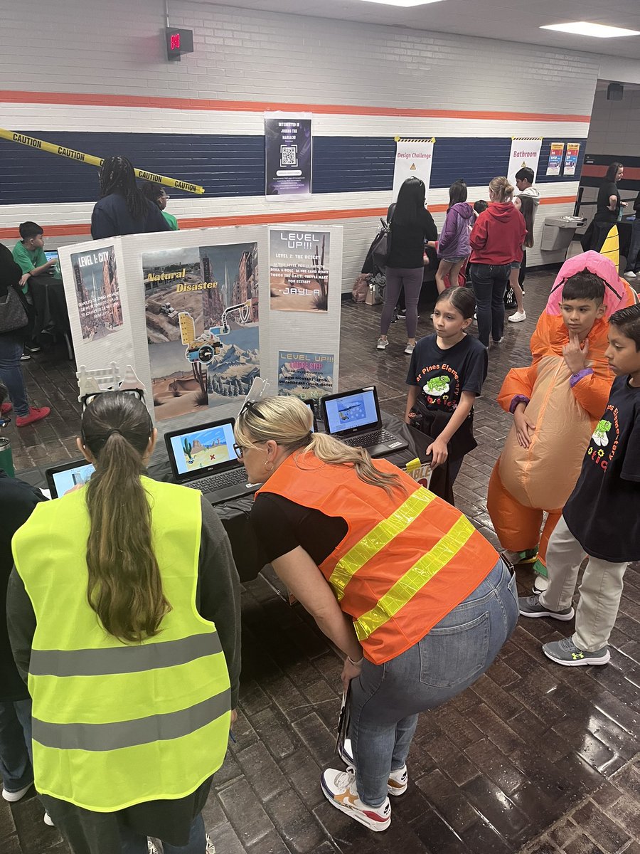 PrincipalRJDunn's tweet photo. So proud of our @HumbleISD_RPE Robotics Team for a job well done today! @MrAsher_RPE led our team to 2nd place in the Robotics and Coding category and 3rd place overall!! So proud of my Treefrogs! https://t.co/mlo8jl1uXn