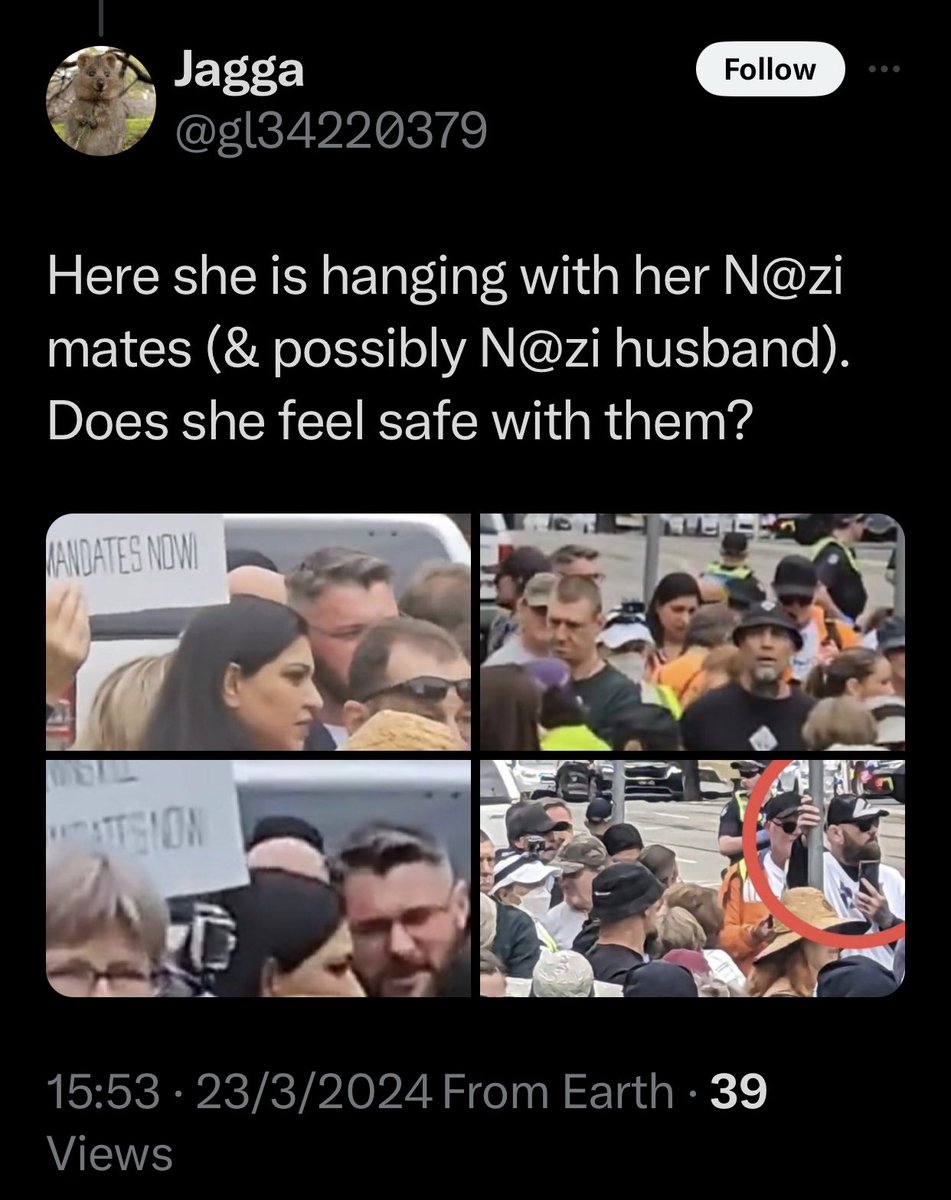@angijones 😂😂 apparently I (India born Australian citizen) am a Nazi married to a Nazi too ! You see the level of stalking they do to label any woman standing up against their deranged gender ideology?
