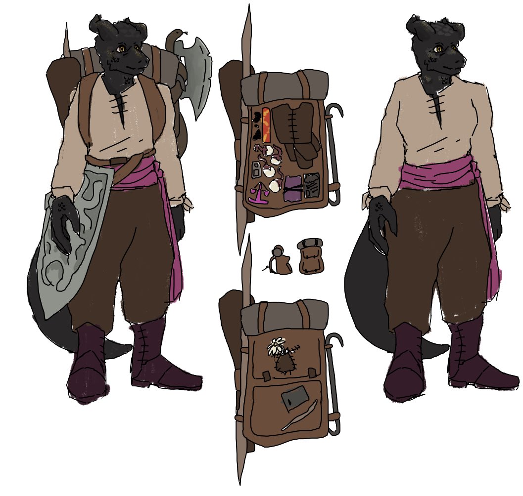 AceAnySpace's tweet photo. @lownchristine My dnd characters currently (Atlas’ Stary changes as he gets hurt, from 5 at full health to 1 at low), the Dragonborn is Vi 
(Sorry if this is too late (: ) https://t.co/La35q3A3fS