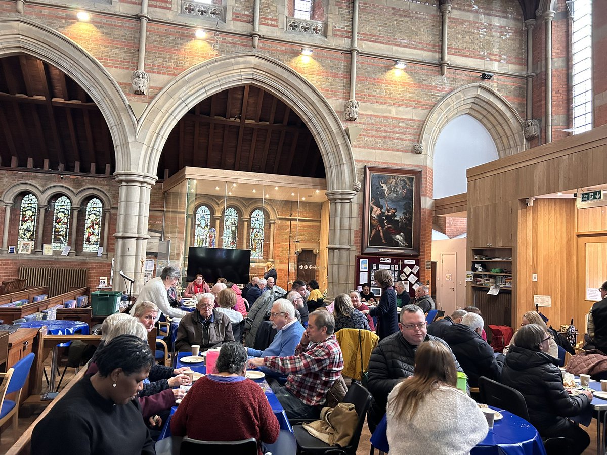 Community lunch organised by @SidcupPartners and StJohns church in Sidcup.