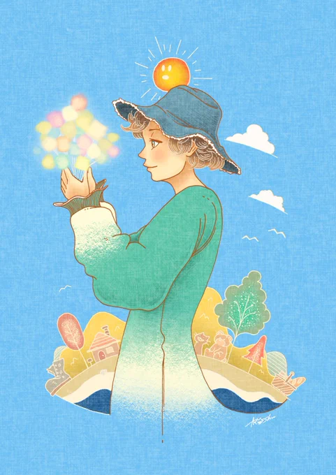 #上手いとか下手とかそういうのは関係なく自分が気に入っている絵を4枚選ぶ見た人もやってくれたら嬉しいなやっぱりお気に入りなんですこの辺 