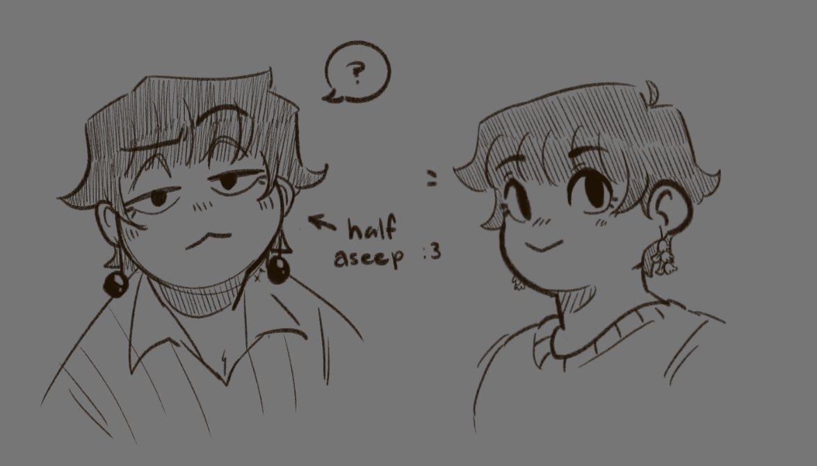 leaf__tea's tweet image. i drew my irl self for my bday cus i wanted to gift myself body positivity