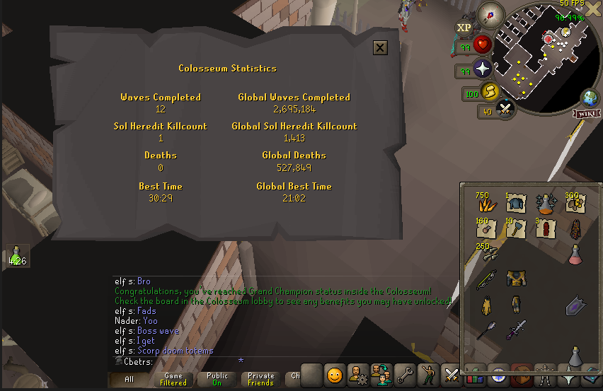 1 and done on the iron. didn't even have to reset for invos. today is my lucky day