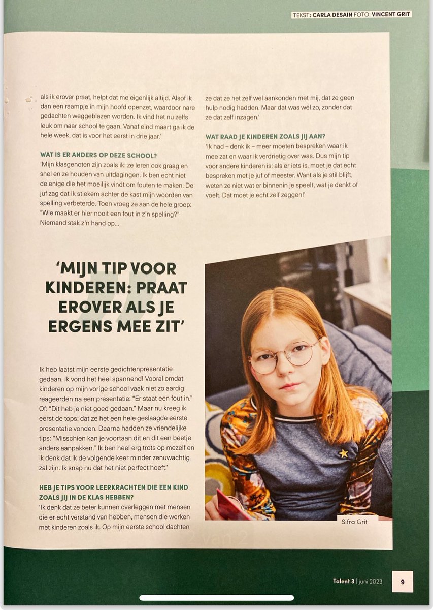 Gisteren geholpen op de open dag van de school van mijn kinderen, die naar voltijds hb-onderwijs gaan. Wat deze school voor mijn kids heeft betekend, verteld mijn dochter zelf in dit verhaal: