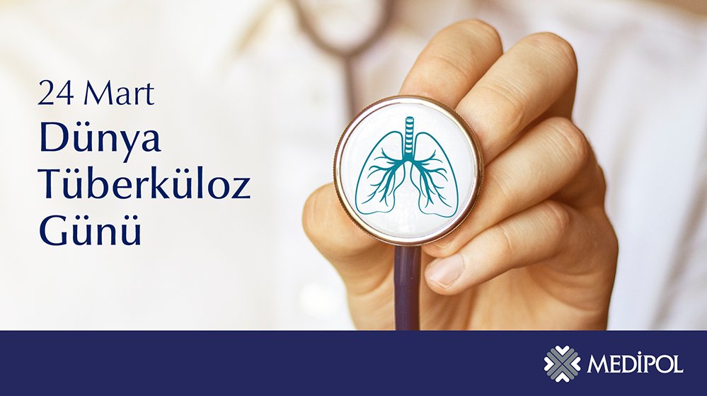 MedipolSaglik's tweet image. Mycobacterium tuberculosis isimli bakterinin neden olduğu tüberküloz (verem), hava yoluyla bulaşabilen önlenebilir ve tedavi edilebilir bir hastalıktır.
#Verem #DünyaTüberkülozGünü #Medipol