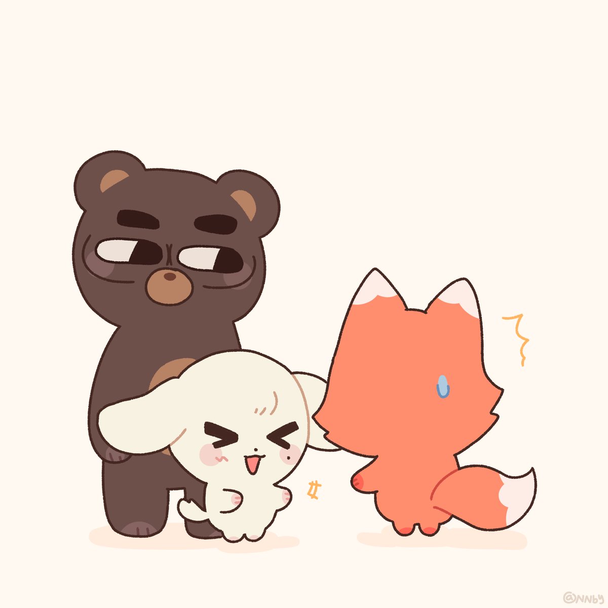 NNby0702's tweet photo. 🐻👀🐶🦊‼️

#Gumayusi #Keria #Rascal https://t.co/kFKg7fvMTU