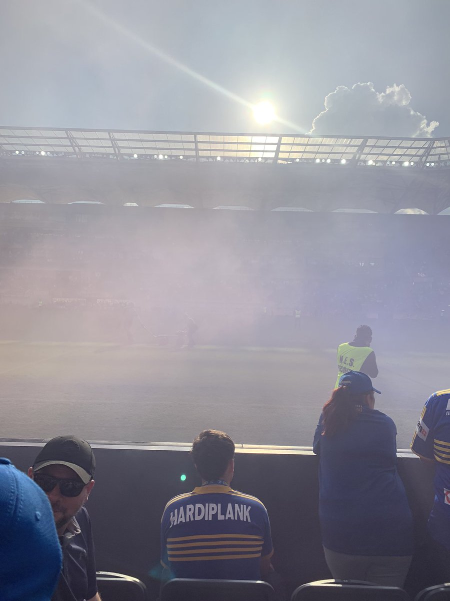 Dear <a href="/TheParraEels/">Parramatta Eels</a> I would have loved to watch the Multicultural Round entertainment, but no one could breathe!