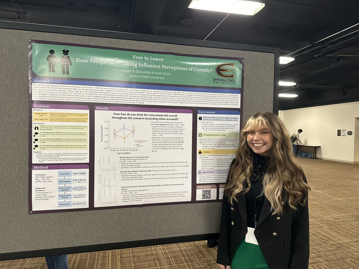 bkwylie_'s tweet image. ESU students
Represented at AP-
LS. Stingers up!

#APLS2024 @emporiastate