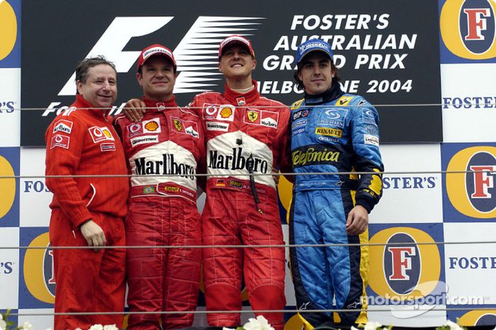 Rizzi88's tweet photo. L'ultima doppietta Ferrari in Australia 20 anni fa...e un sempreverde Fernando Alonso è ancora in griglia 🥳🥳 https://t.co/fxcsIsIYme