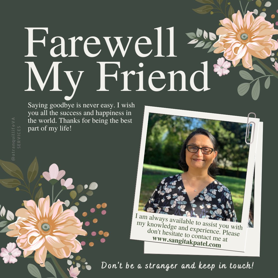 Thank you, from the depths of my heart, for being a part of this extraordinary journey. I carry each of you with me into the next phase of life with immense gratitude and love. #Retirement #Gratitude #GOSHsangitakpatel #Embraceyourinnerself #GOSH #selfhealing #selfhelp