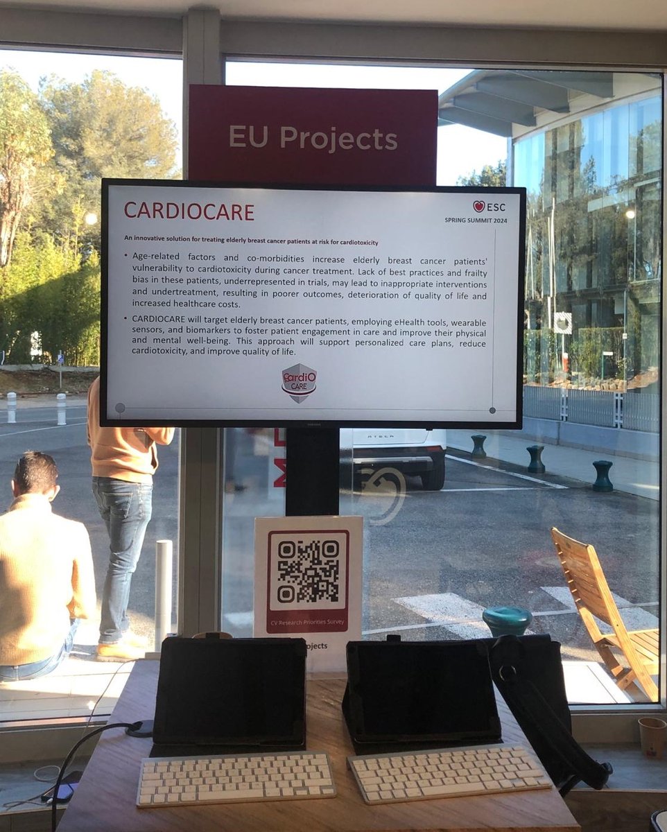 CARDIOCARE was communicated in the #ESCSpringSummit 2024 that took place on the 7th & the 8th of March 2024 at the European Heart House, in Nice, France. #cardiocareEUproject #cardiocare #cardiotoxicity #breastcancer #EUprojects #H2020 #research #CardioOncology @HorizonEU