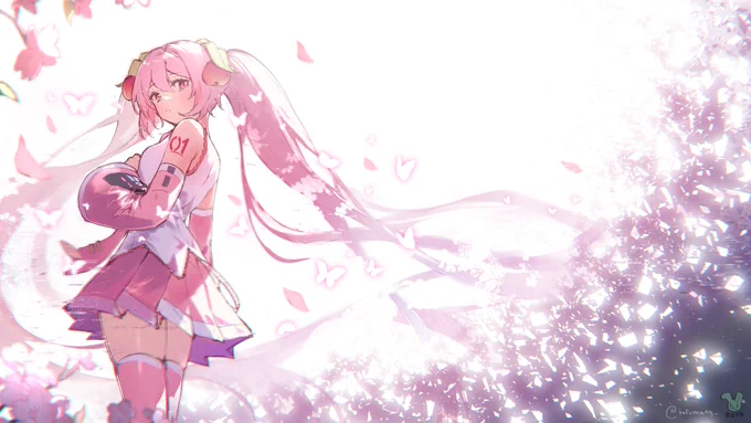 sakura miku#HatsuneMiku #初音ミク 