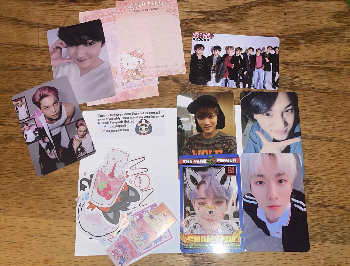 2woName's tweet photo. Got EXO!! Thank you so much!! 💛💛

#pengsoofb https://t.co/5zeCe3kM2E
