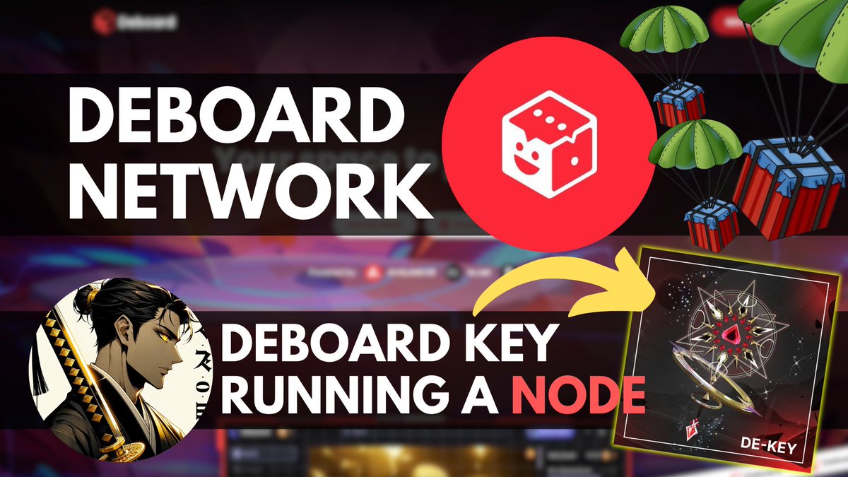 🧵DEBOARD - own and trade valuable in-game items in your preferred games for the first time.

Get network rewards from @deboardgg network by managing nodes. With the help of <a href="/ionet_official/">io.net (old account)</a> services, running DeBoard node is super easy.

2 🕊️ 1 🪨 strategy 🧵👇