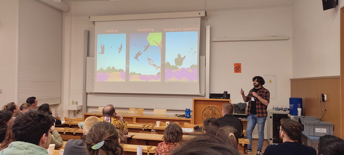 Yesterday I presented a part of our research on the effect of #skyglow on the foraging behaviour of the European #nightjar at <a href="/FM_EOU_2024/">EOU Fledglings Meeting 2026</a> in Prague! It's been a lot of fun to connect with other young researchers that share the #ornithology addiction! 🐣🐣