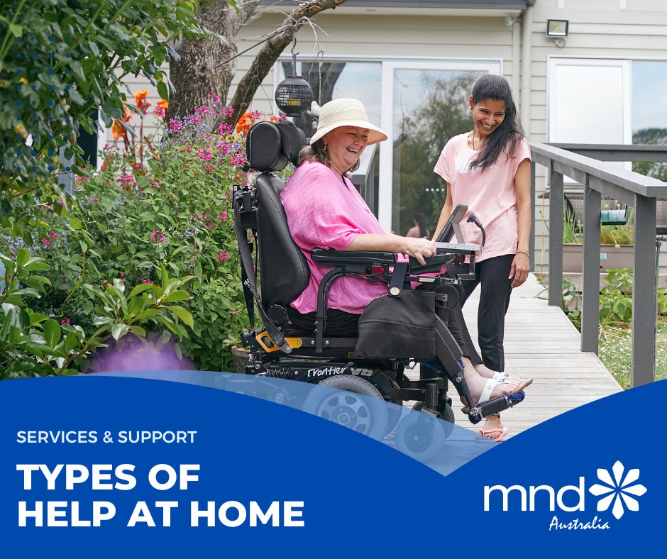 Getting the right type of support in the home can help people with #MND to keep living independently for longer.

Learn more: mndaustralia.org.au/helpathome