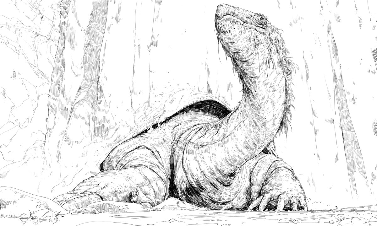 OHA_JHK's tweet photo. Yet, need a thousand years more.
Thousands years old turtle
 via @artstationhq https://t.co/hgRrqRsqeP 

#conceptart #illustration #fantasyart #sketch #animation https://t.co/kLRyMZtKDO