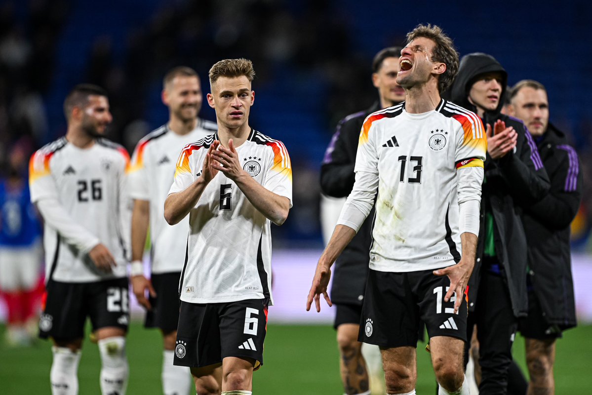 Yes, we can 💪🇩🇪 2:0 win in France. ⚽️ #FRAGER #EURO2024 #esmuellert