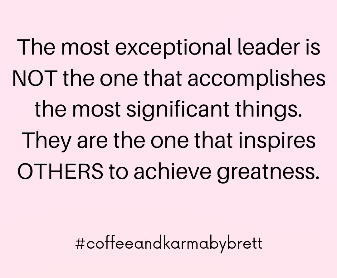The most exceptional leader isn't the one who accomplishes the most significant deeds. They are the one who inspires others to achieve greatness.
#bcba #appliedbehavioranalysis #entrepreneur
<a href="/BrettDiNovi/">Brett DiNovi & Associates</a>
